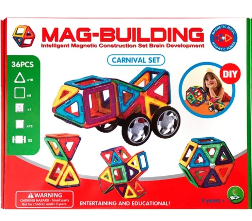 Магнітний Конструктор Mag-Building Carnival GB-W36