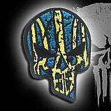 №64 Шеврон (патч) КАРАТЕЛЬ. Білий, фото 3