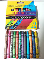 Воскові олівці 12 кольорів CRAYONS