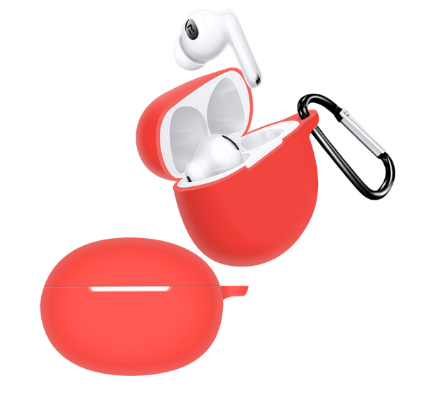 Чохол-накладка DK Silicone Candy Friendly з карабіном для Oppo Enco X2 (red)