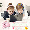 Дитячі дротові навушники з мікрофоном Picun Q2 Pink, фото 11