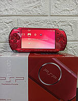Sony PlayStation PSP- 3006 RADIANT RED 16 Гб прошитая, много игр, новое состояние, полный заводской комплект