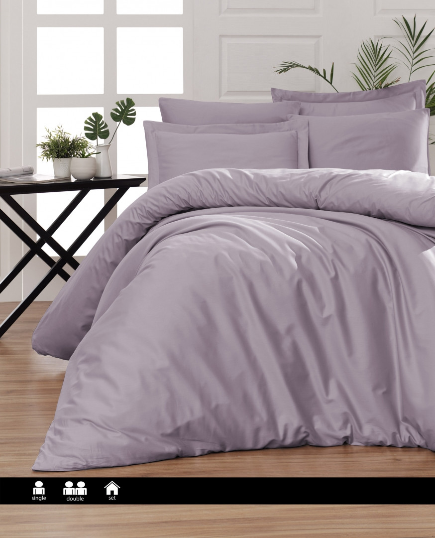 Постільна білизна First Choice Cotton Satin сімейний 160х220 Snazzy Lavender