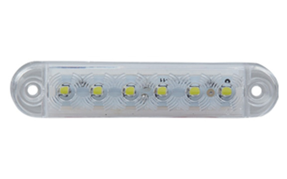 Ліхтар габаритів білий 6LED (Турція)