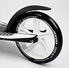 Самокат Best Scooter з переднім амортизатором, передні колеса 230 мм, задні 200 мм PU, широке кермо, фото 5