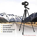 Компактний штатив Yunteng VCT-5208 + чохол + пульт, фото 5
