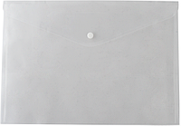 Папка-конверт BUROMAX на кнопке А5 Прозрачная арт. BM.3936-00