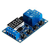 Реле часу (модуль таймера) програмований цифровий 0,1 сек-999 хвилин, фото 2