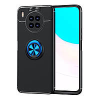 Чохол Fiji Hold для Huawei Nova 8i бампер накладка з підставкою Black-Blue