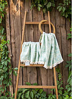 Рушник-поштемаль пляжний Kilim Mint 90х160 Barine