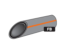 PPR Труба PN16 КР Чехія Композит БАЗАЛЬТ 40x5,5 поліпропиленова