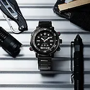 Чоловічий годинник Seiko Prospex SNJ037P1 SNJ037 Sea Solar Hybrid Diver Limited Edition, фото 4