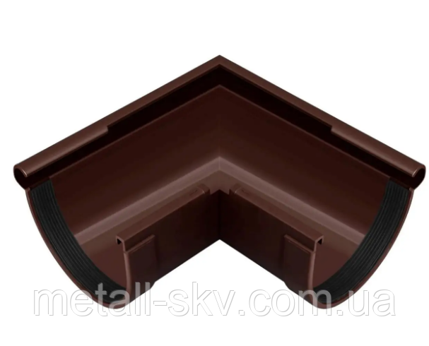 Кут жолоба внутрішній 90° RainWay 90 мм, фото 1