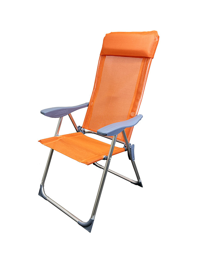 Помаранчеве складне крісло-шезлонг для відпочинку на природі   (GP20022010 ORANGE)