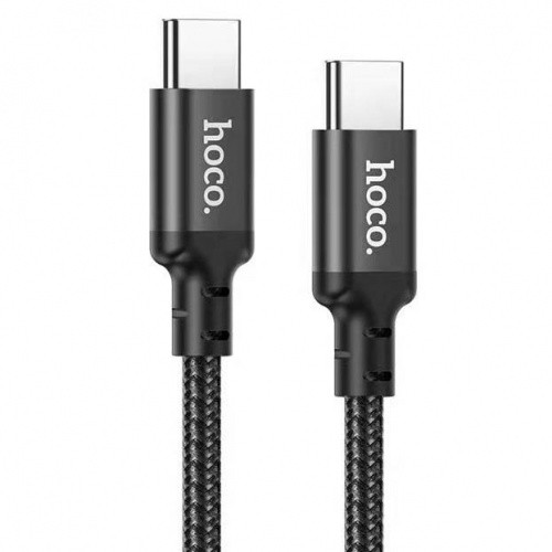 Кабель Hoco X14 Double Speed Type-C - Type-C 60W/1.0m (Чорний)
