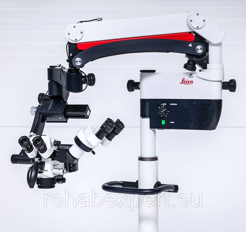 Б/У Операційний мікроскоп для ЛОР-хірургії Leica M400-E Surgical Microscope for ENT Surgery (Used)