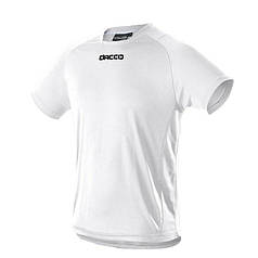 Футбольна футболка дитяча Dacco Біла - S (140-158 см)