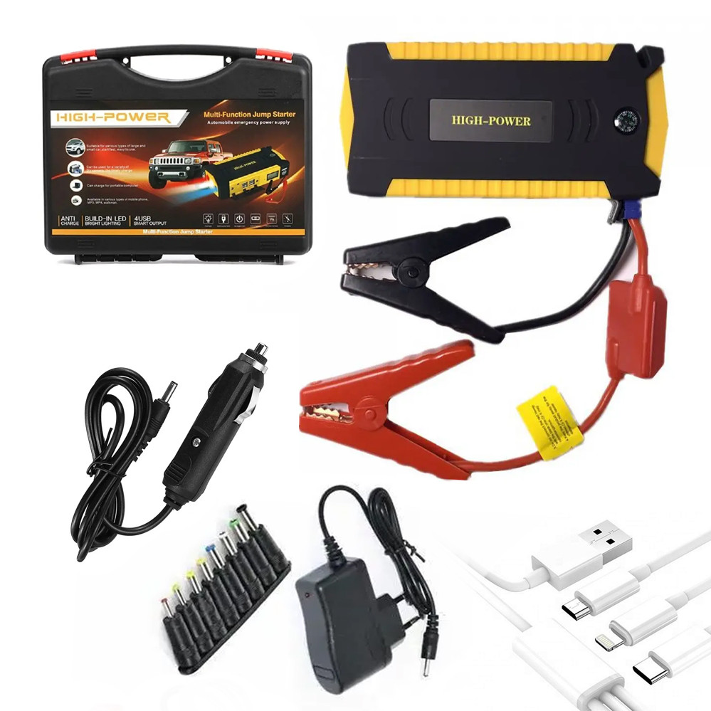Пускова зарядка JUMPSTARTER TM19B автомобільна Пускозарядний пристрій для акумулятора портативний бустер