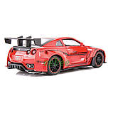 Машинка Nissan GTR R35 моделька іграшка металева колекційна 15 см Червоний (59578), фото 3