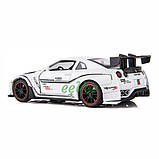 Машинка Nissan GTR R35 іграшка моделька металева колекційна 15 см Білий (59579), фото 5