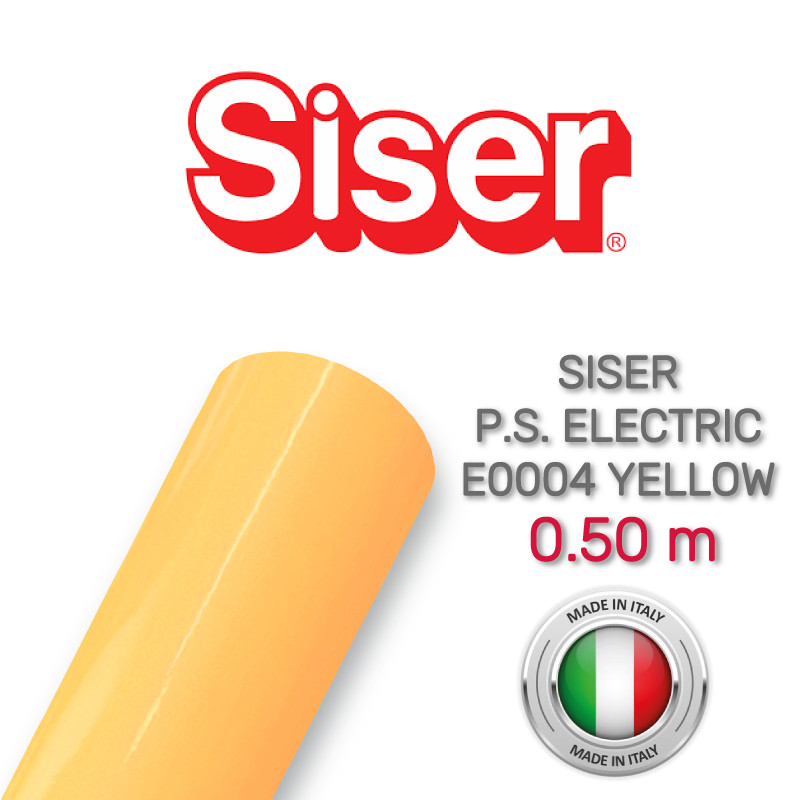 Siser PS Electric E0004 Yellow (Плівка для термопереносу жовта), фото 1