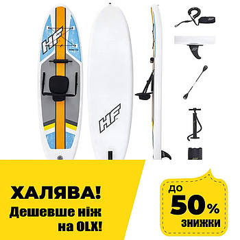 Дошка для SUP серфінгу (305-84-12см, дошка, весло, ручний насос, сумка) SUP-борд Bestway 65341 Білий