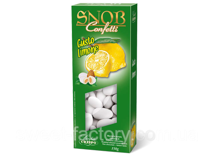 Зацукрований мигдаль Snob Confetti Limone 150g, фото 1