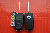 Volkswagen t4, t5, trasporter, b5, caddy выкидной корпус ключа на 3 кнопки
