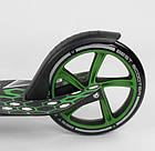 Самокат Best Scooter з переднім амортизатором, передні колеса 230 мм, задні 200 мм PU, широке кермо, фото 6