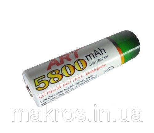 Акумулятор ART літій-іонний 18650 5800mAh