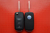 Volkswagen touareg ключ выкидной на 3 кнопки корпус