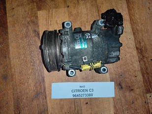No83 Б/у Компресор кондиціонера 9645273380 для Citroen C3 2002-2009