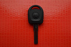 Ключ VW t5, trasporter, b5, caddy, polo з місцем під чіп лезо HU66 вид1