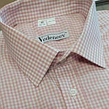 Чоловіча сорочка з коротким рукавом в клітинку, фото 2