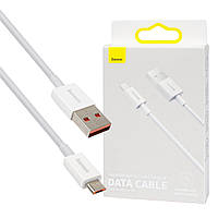 Кабель Baseus Superior Series Fast Charging Data Cable USB to Micro 2A 2m White