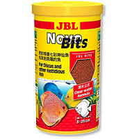 Корм премиум-класса JBL Novo Bits для требовательных аквариумных рыб, таких как дискусы, 1 л, с дозатором