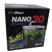 Аквариумный набор PetWorx Nano-30 с оборудованием, 27 л