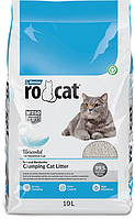 Бентонитовый наполнитель RoCat Unscented для кошачьего туалета, 10 л (8.5 кг)