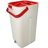 Швабра з відром 6 л Scratch Cleaning Mop зі складаною ручкою та системою віджимання насадки мікрофібри, фото 5