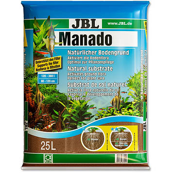 Натуральний субстрат JBL Manado для прісноводних акваріумів, 25 л