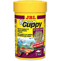 Основной корм JBL NovoGuppy для живородящих рыб, например, гуппи, 100 мл