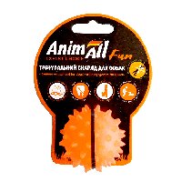 Игрушка AnimAll Fun Каштан мяч, 5 см, оранжевый