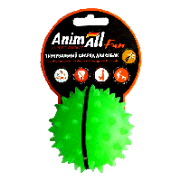 Игрушка AnimAll Fun Каштан мяч, 7 см, зеленый