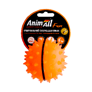 Іграшка AnimAll Fun м&apos;яч каштан 7 см помаранчевий