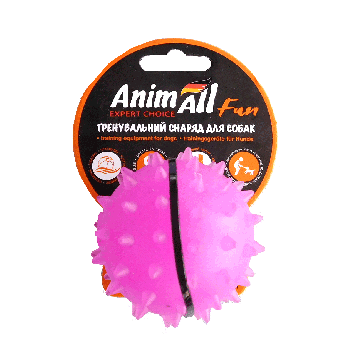 Іграшка AnimAll Fun м&apos;яч каштан 7 см фіолетовий