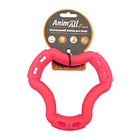 Игрушка AnimAll Fun кольцо 6 сторон, коралловое, 15 см