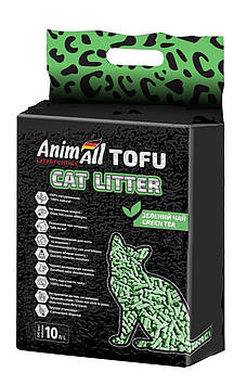 Соєвий наповнювач AnimAll Tofu з ароматом зеленого чаю, 10 літрів (4,66 кг)