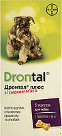 Таблетки от глистов Bayer Drontal Plus для собак