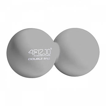 Масажний м'яч подвійний 4FIZJO Lacrosse Double Ball 6.5 x 13.5 см 4FJ0324 Grey .