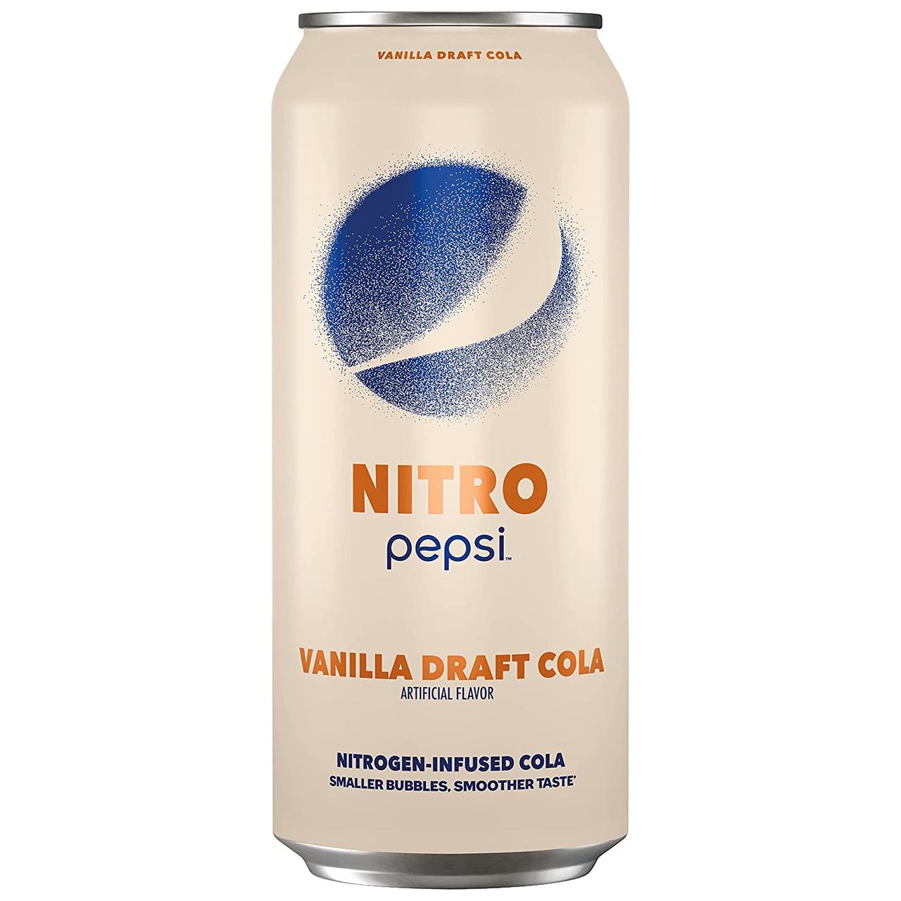Газований напій Pepsi Nitro Vanilla Draft Cola 404ml